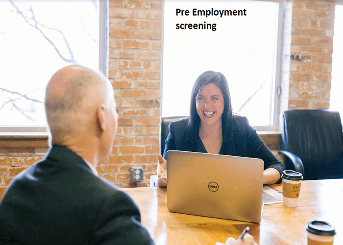 Pre Employment screening